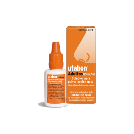 UTABON ADULTOS 0,5 mg/ml SOLUCION PARA PULVERIZACION NASAL