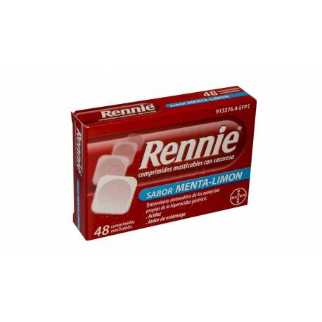 RENNIE 680 MG/80 MG COMPRIMIDOS MASTICABLES CON SACAROSA