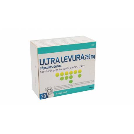 ULTRA-LEVURA 250 MG CAPSULAS DURAS