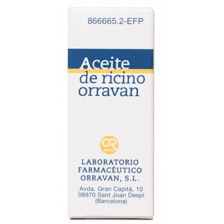 ACEITE RICINO ORRAVAN (SOLUCION ORAL 25 G )