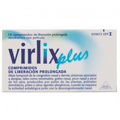 VIRLIX PLUS (5/120 MG 14 COMPRIMIDOS LIBERACION PROLONGADA )